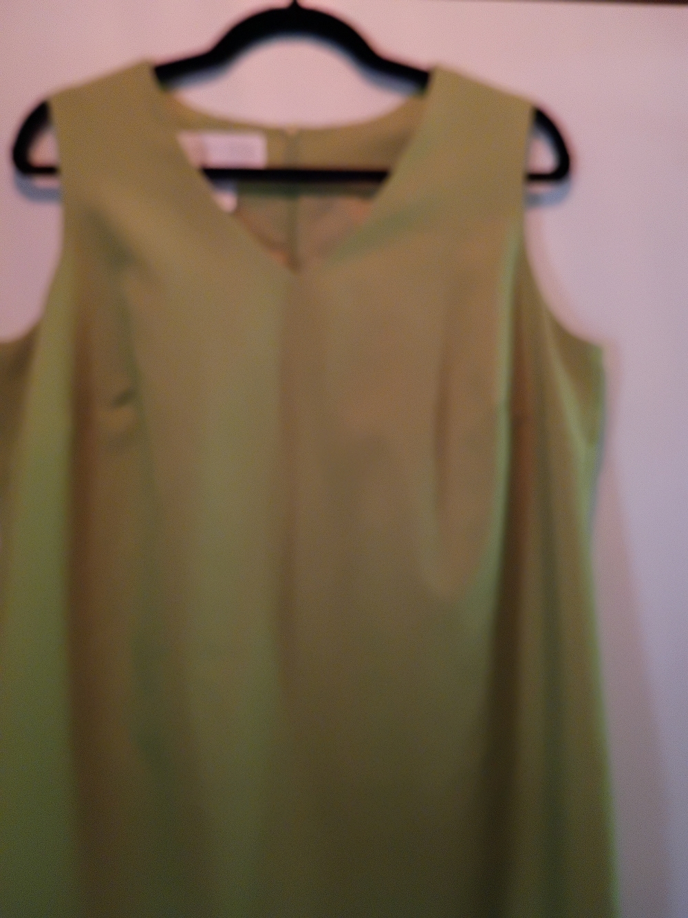 Vintage Allison Woods Green Dress, Missing Jacket - Picture 4 of 9